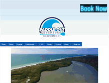 Tablet Screenshot of paddleoutadventures.com